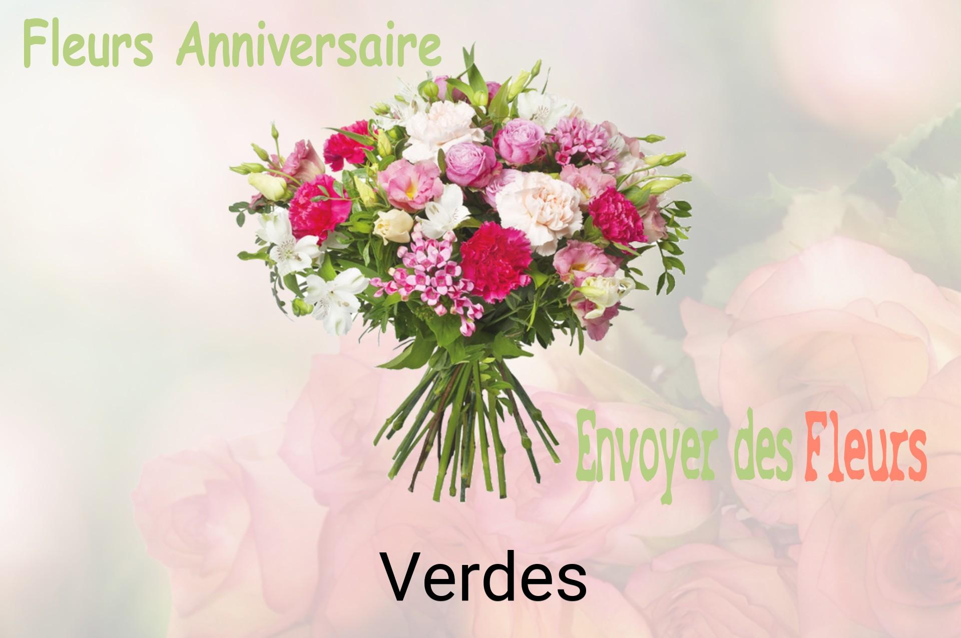 Bouquet de fleurs d’anniversaire livré à Verdes