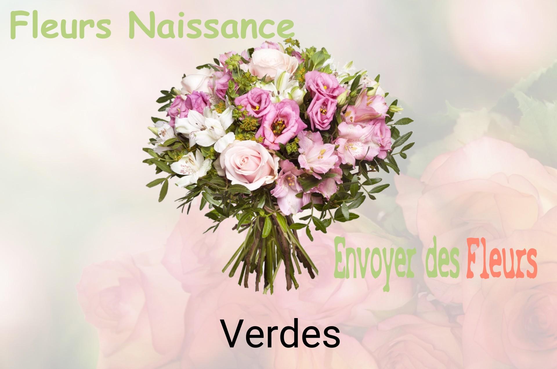 Bouquet de fleurs de naissance livré à Verdes